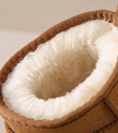 Luxe Suède wool shoes