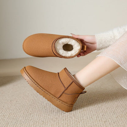 Luxe Suède wool shoes