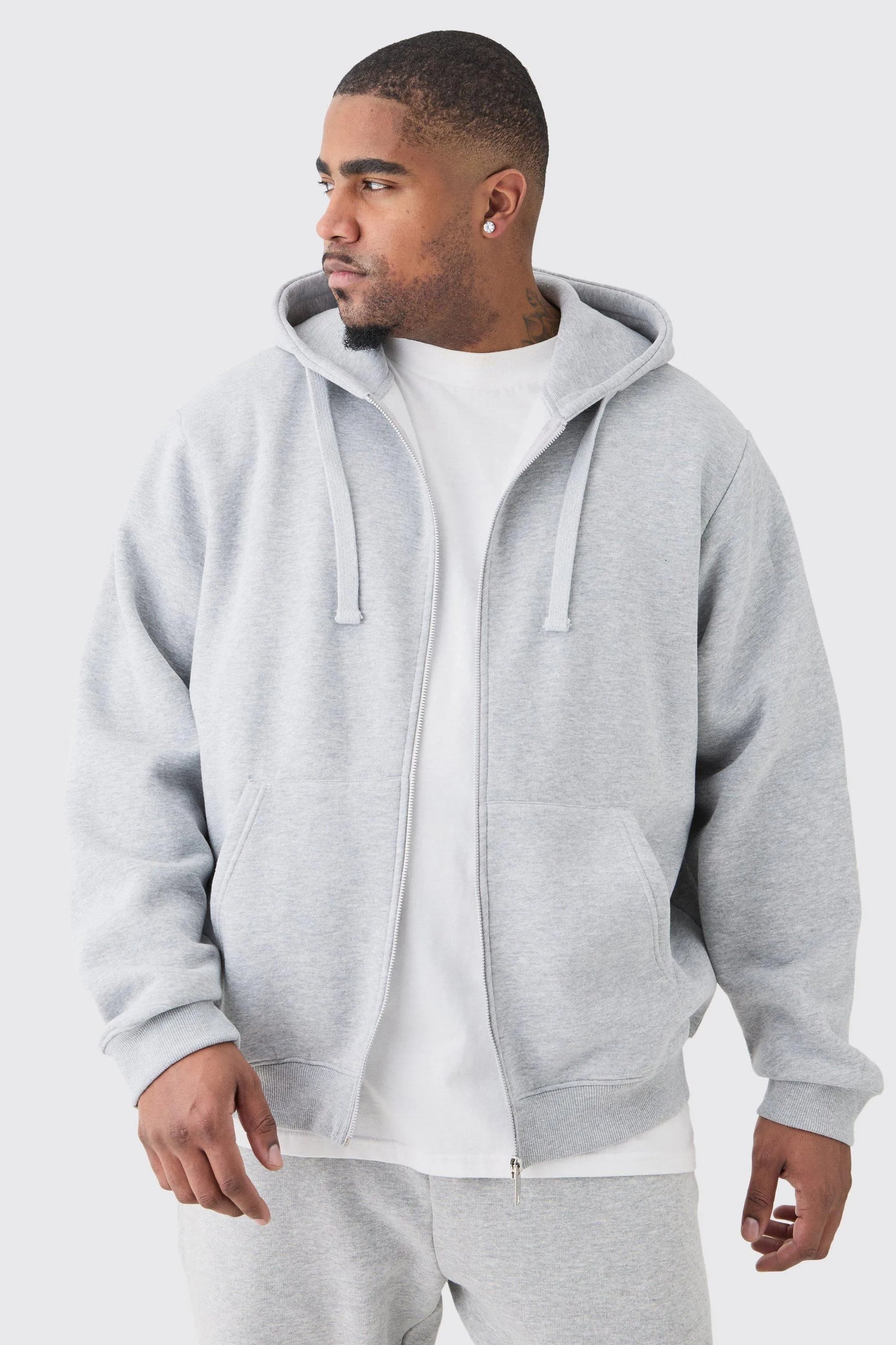 Mono Zip Hoodie