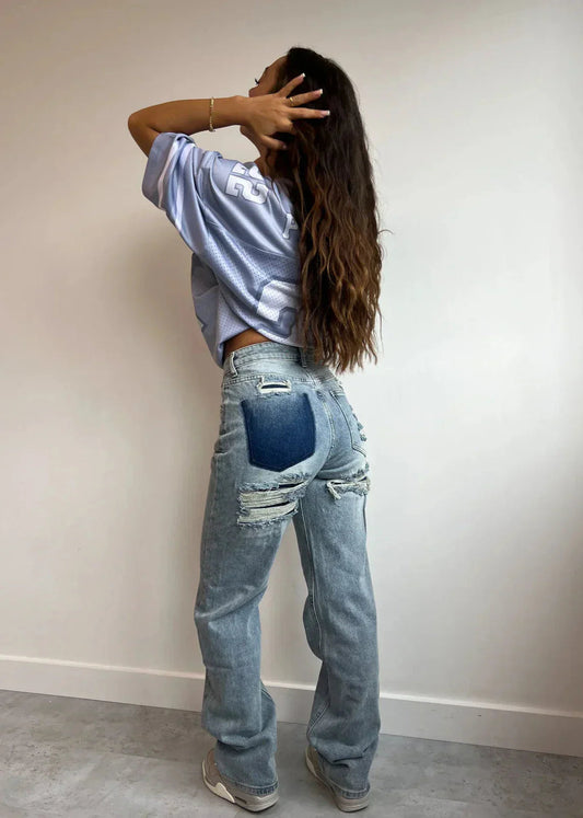 Lyvia - Vintage Ripped Jeans